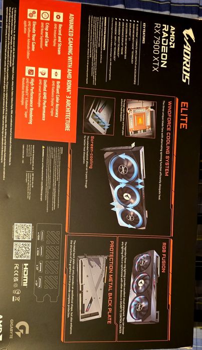 Видеокарта Gigabyte Aorus Elite RX 7900 XTX 24GB(в гаранция!)