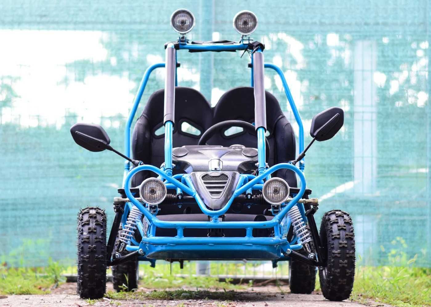 Buggy electric copii 4-10 ani Nitro Go,2 locuri,450W 36V, 25km/h #Blue