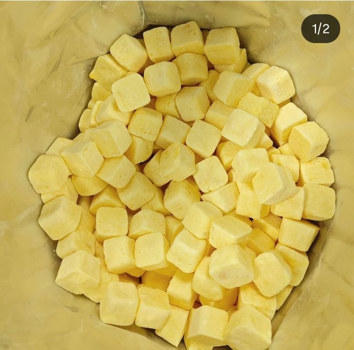 Сублимированные мороженое и фрукты