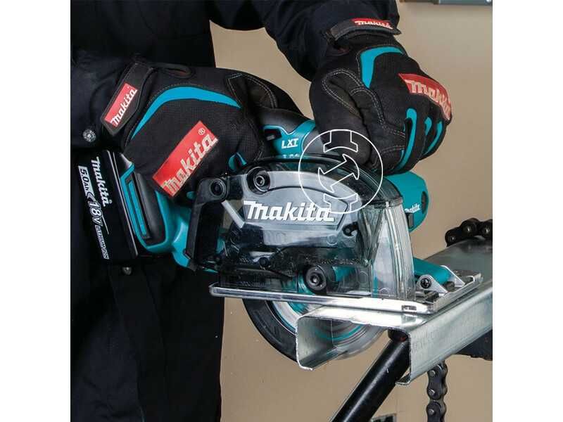 Fierastrau circular Makita DCS552RTJ pt. metal 18V sigilat, 2 baterii