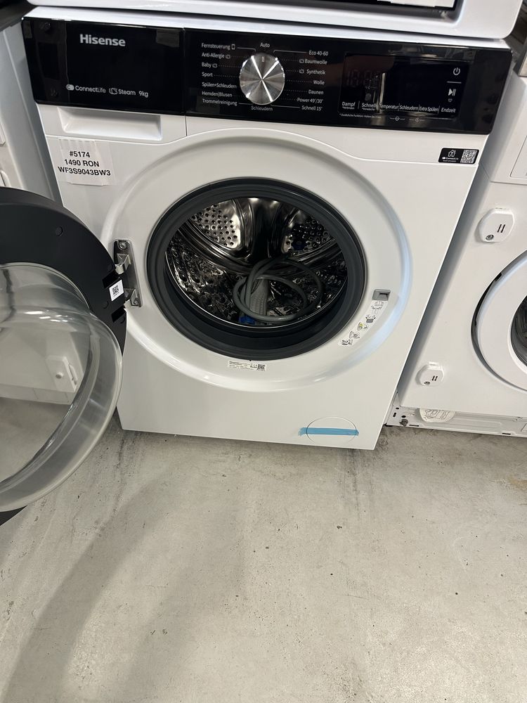 Mașină de spălat rufe Hisense WF3S9043BW3