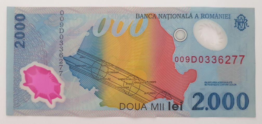 Bancnotă 2.000 Lei - Două Mii de Lei - Bancnota de 2000, Eclipsa 1999