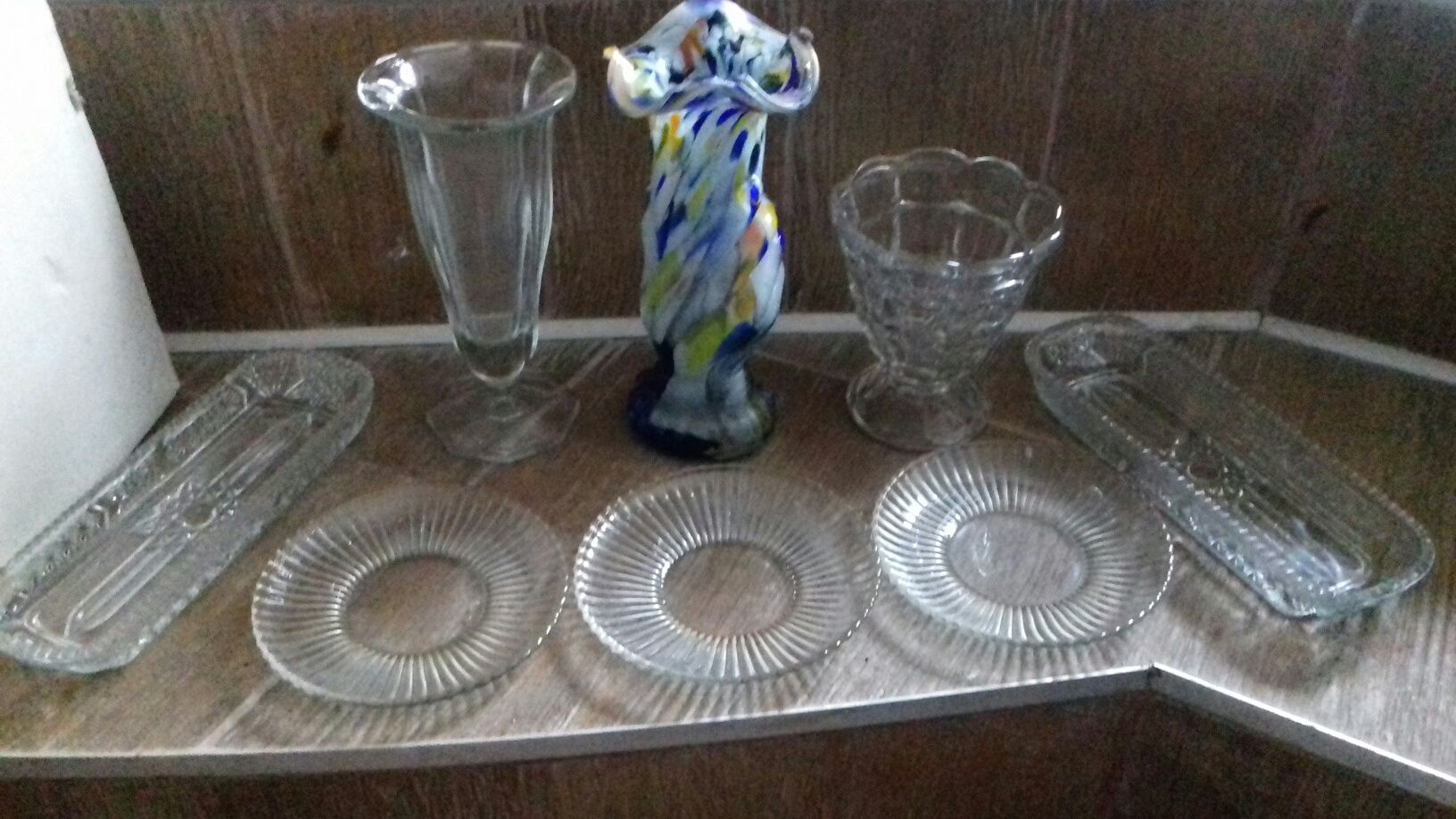 Set  ,sticla,vaze,platouri ,farfurii