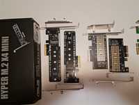 Diverse adaptoare PCIe to M.2 NVMe/SATA, mSATA, SATA, Ethernet