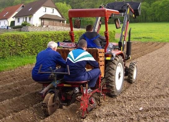 Masina Plantat cartofi cu colt RAU KOMBI adusa Germania
