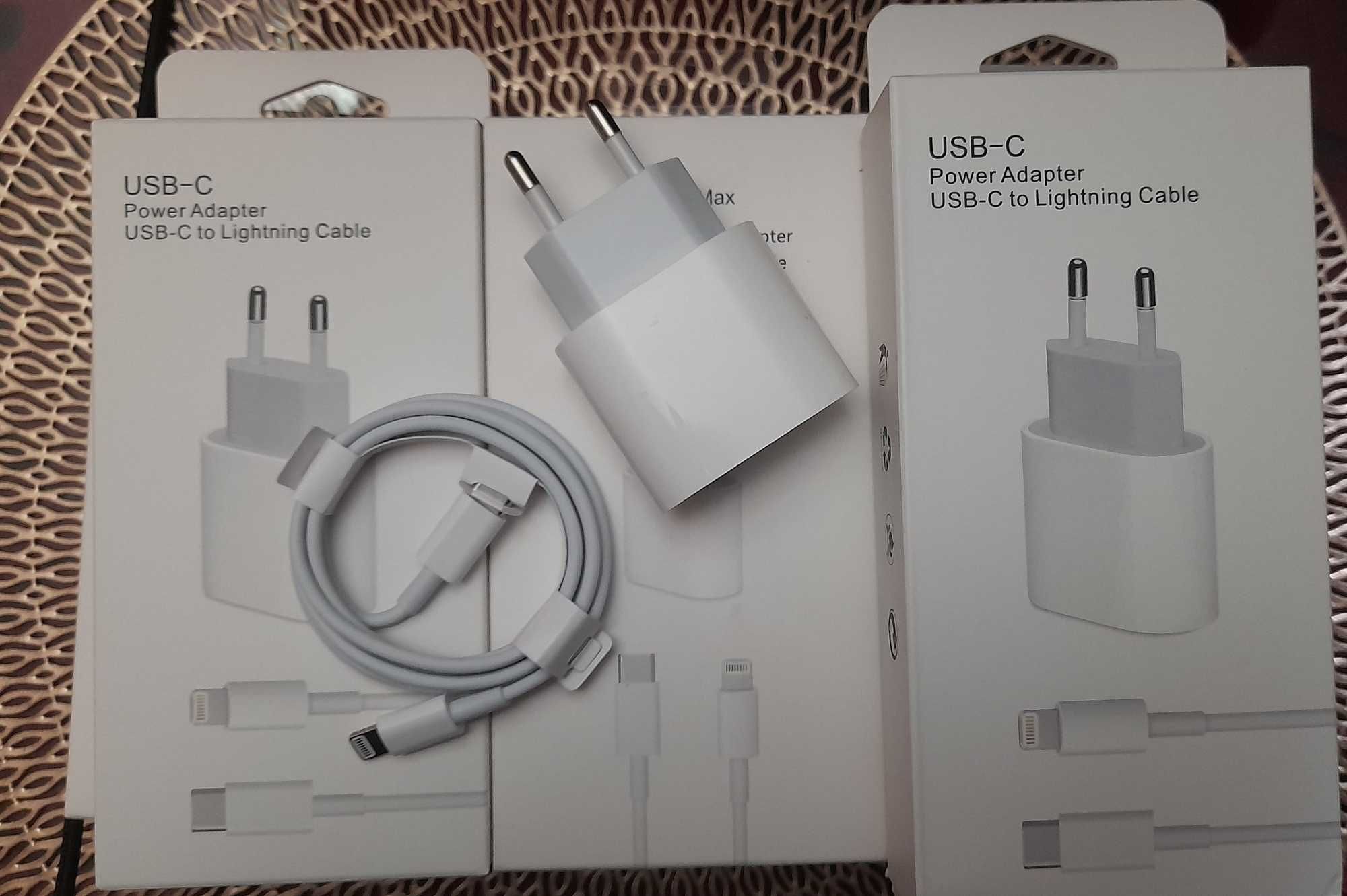 set incarcator 20w fast charge iPhone adaptor priza + cablu incarcare