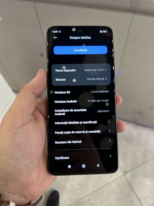 Xiaomi Redmi Note 12 Pro 4G 256GB 12GB NOU Garantie !