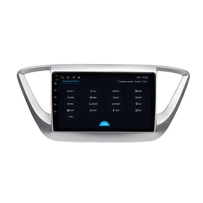 Navigatie Android 14 Hyundai Accent 2017 1/8 Gb Waze CarPlay + CAMERA