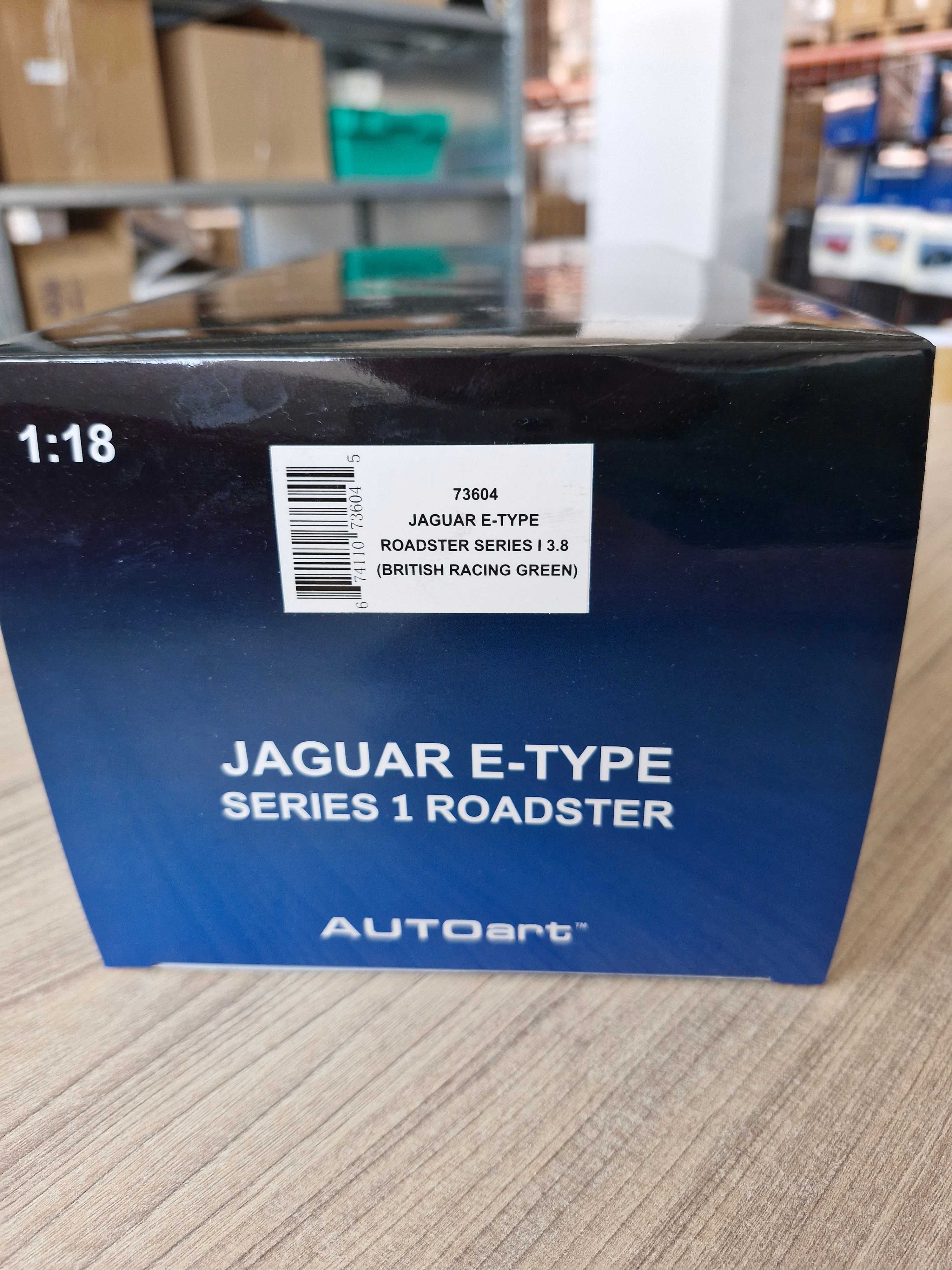 Autoart Jaguar E-Type Roadster Series I 3.8 British Racing Green 1/18