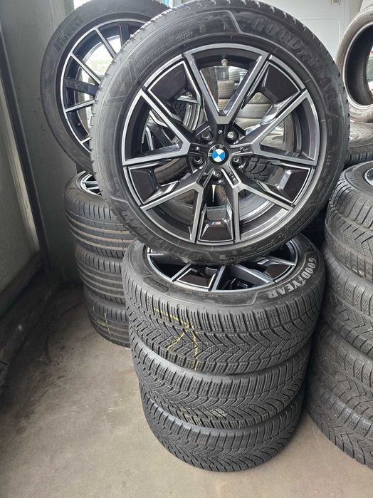 Set Jante BMW I4 G26 Anvelope iarna Goodyear Ultra Grip 245 45 R18