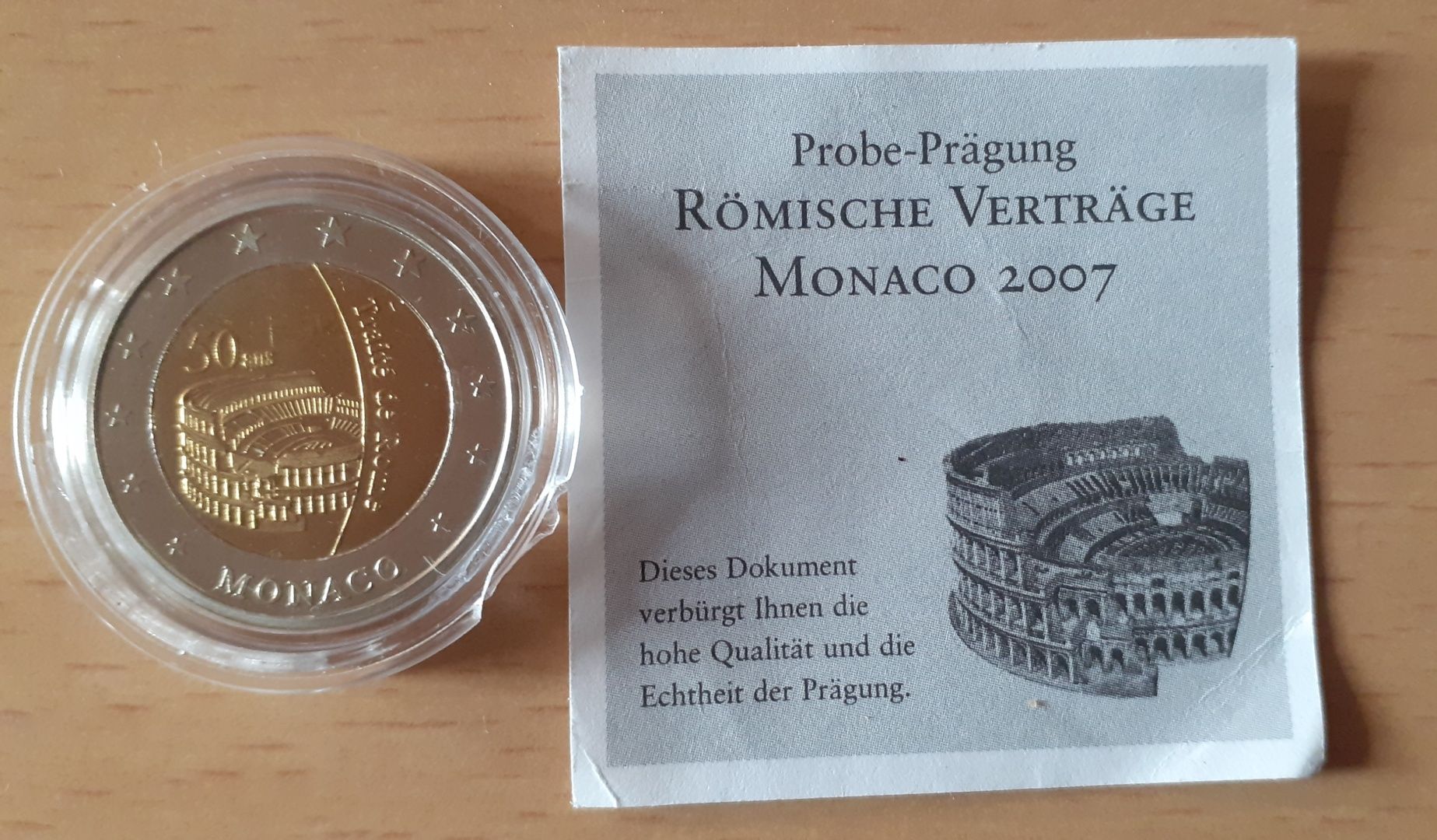 2 Euro Monaco 2007 Pentru colecționari!