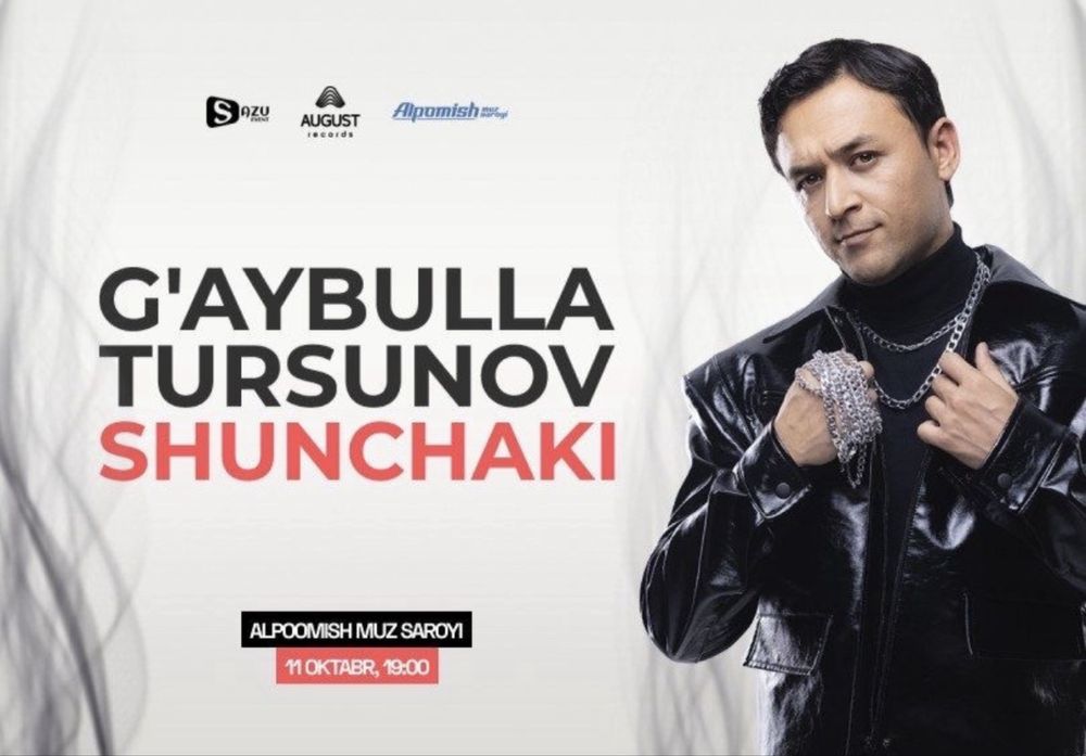 G’aybulla Tursunov kansertiga bilet bor