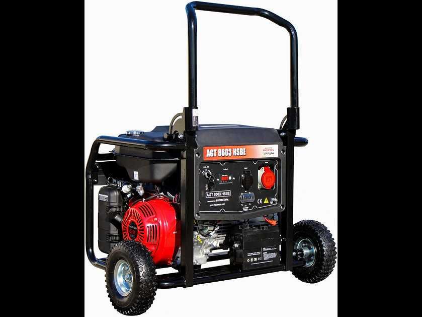 Generator de curent AGT 8503 HSBE SE motor HONDA 400V, 8.0kVA, cu ATS