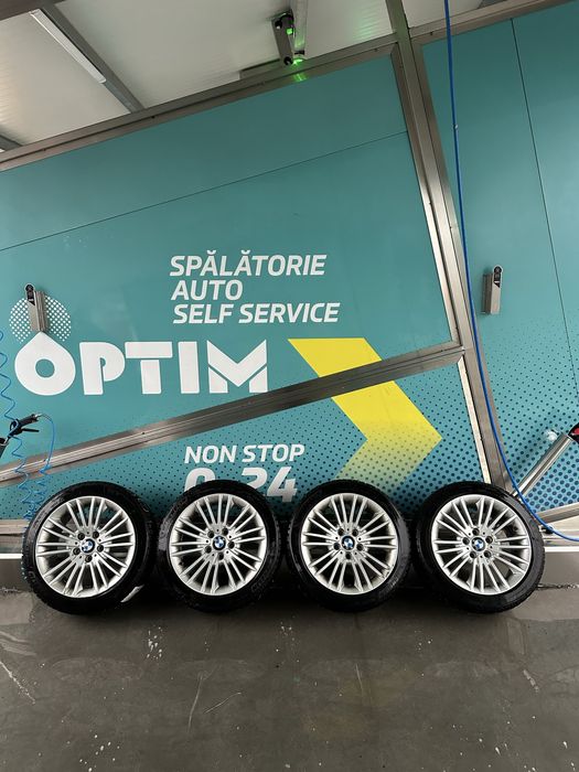 Jante Originale BMW 17 inch OEM, anvelope Michelin Alpin 6 Iarna MS