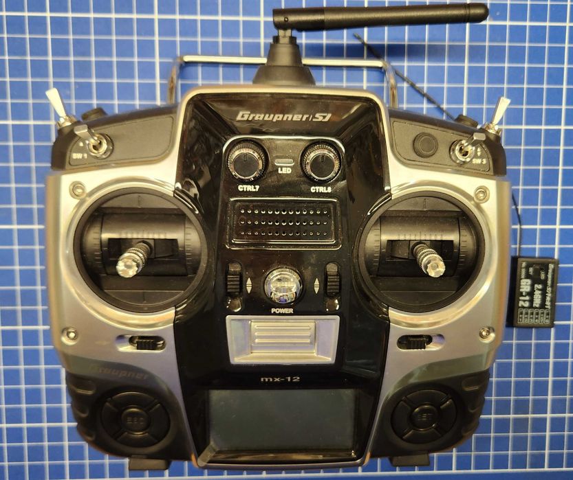Telecomanda Graupner MX-12 aeromodel 2,4 GHz nouă radiocomanda