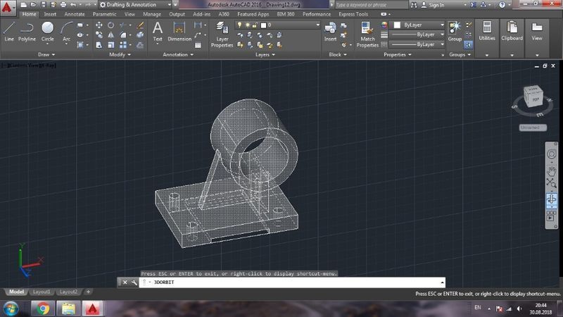 Изготвяне на чертежи на AutoCAD