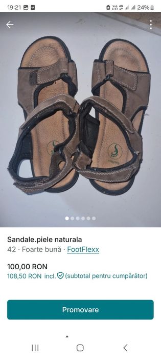 Sandale barbati piele naturala