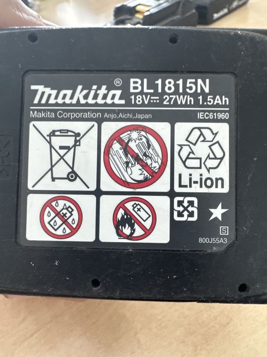 Acumulatori Makita 18 V