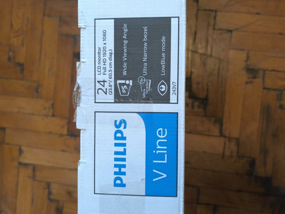 LCD монитор Phillips 24' инча Full HD 1920 x 1080
