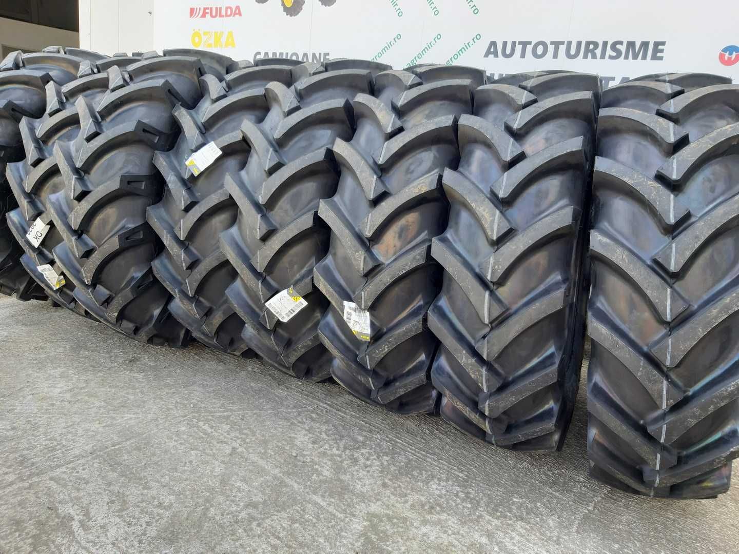 Marca OZKA cauciucuri noi 12.4-24 pentru tractor cu 8 pliuri