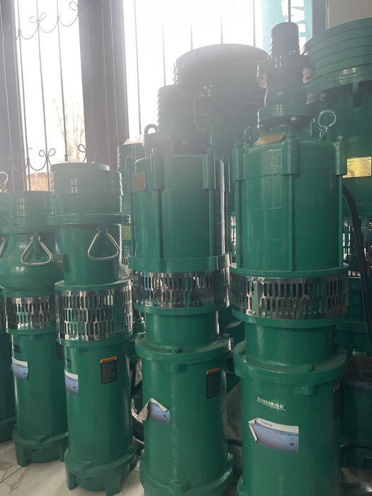 Погружной ступенчатий дренажный насос Shimge QY25-135/4-18,5 nasos