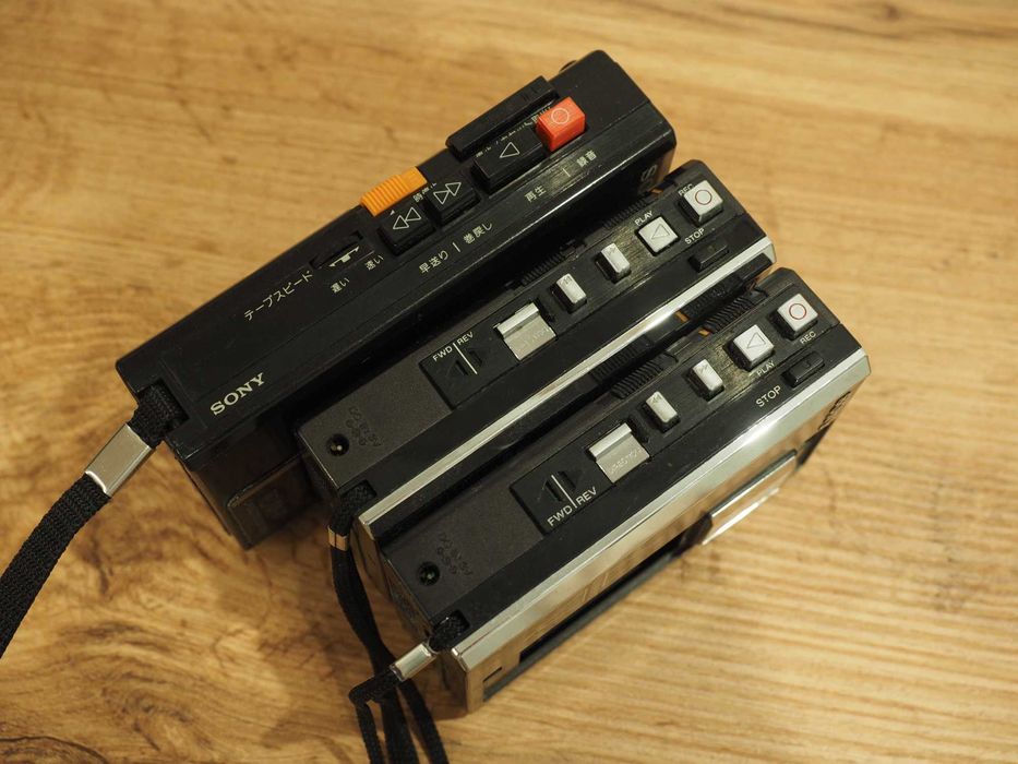 Lot de 3 casetofoane Sony TCM-9, TCM-19 - walkman, player retro