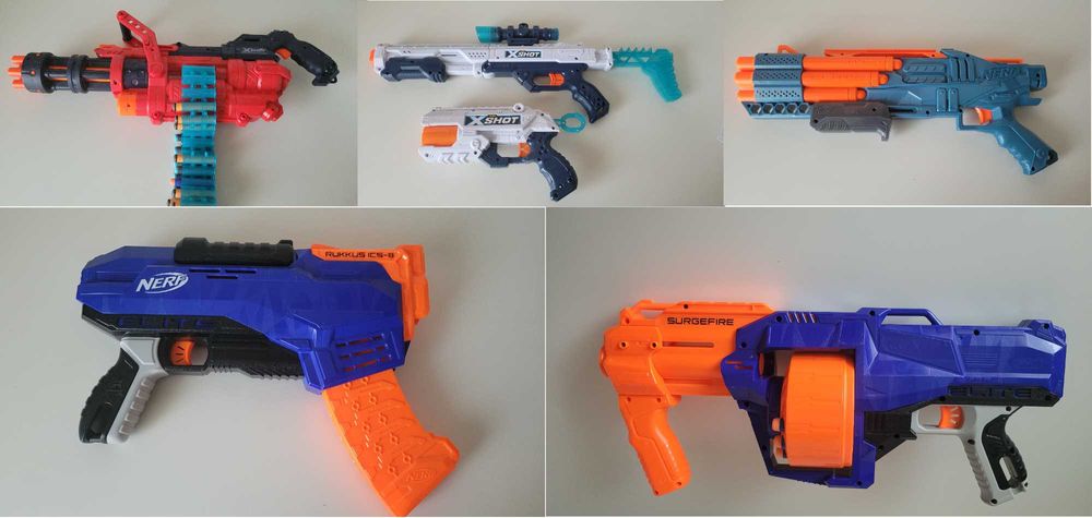 Jucari Nerf si X-SHOT