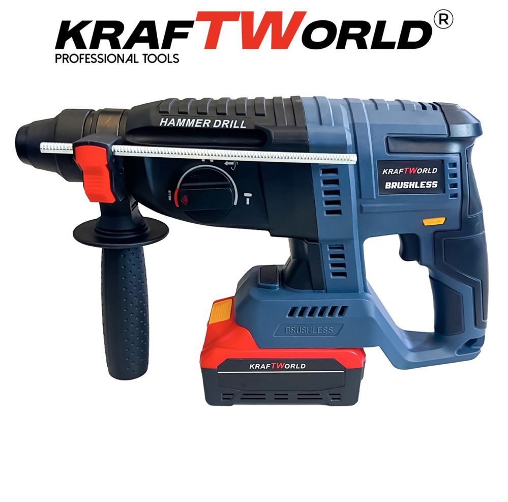 Комплект Акумулаторни Безчеткови Машини 4в1 от Kraftworld
