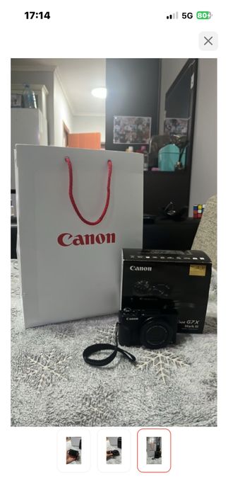 Фотокамера Canon PowerShot G7 X Mark III черный