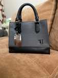 Сива/черна малка чанта Trussardi