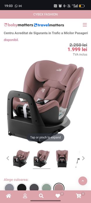 Scaun  Britax Roomer 360