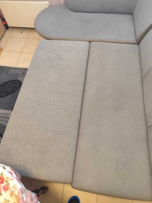 Двуцветен Ъглов диван