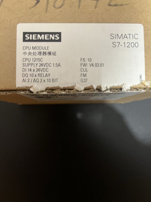 PLC 1215C siemens