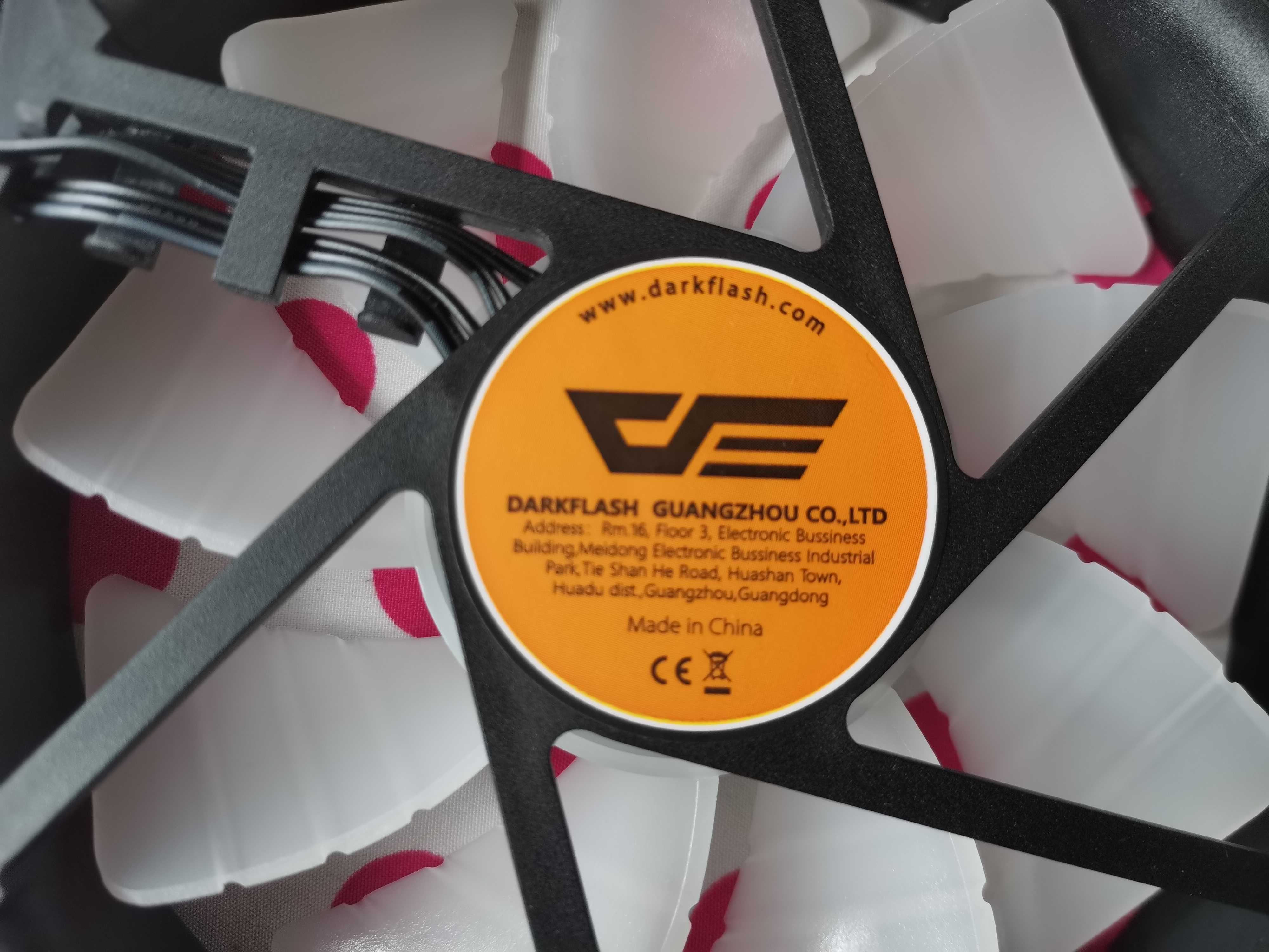 2 X Cooler Ventilator Darkflash INF8 ARGB 120mm.