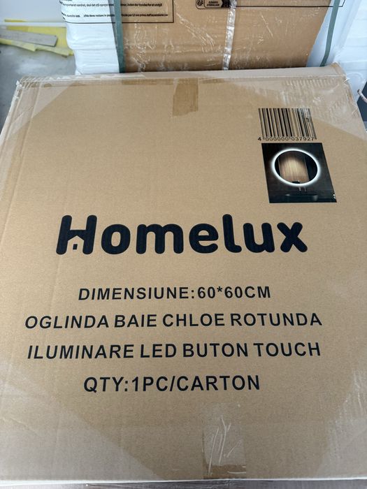 Vand oglinda cu led rotunda 60