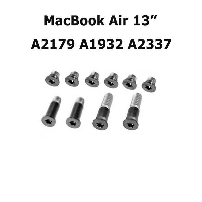 Apple MacBook Air 13" A1932 A2179 A2337  Комплект Болтове 10 бр.