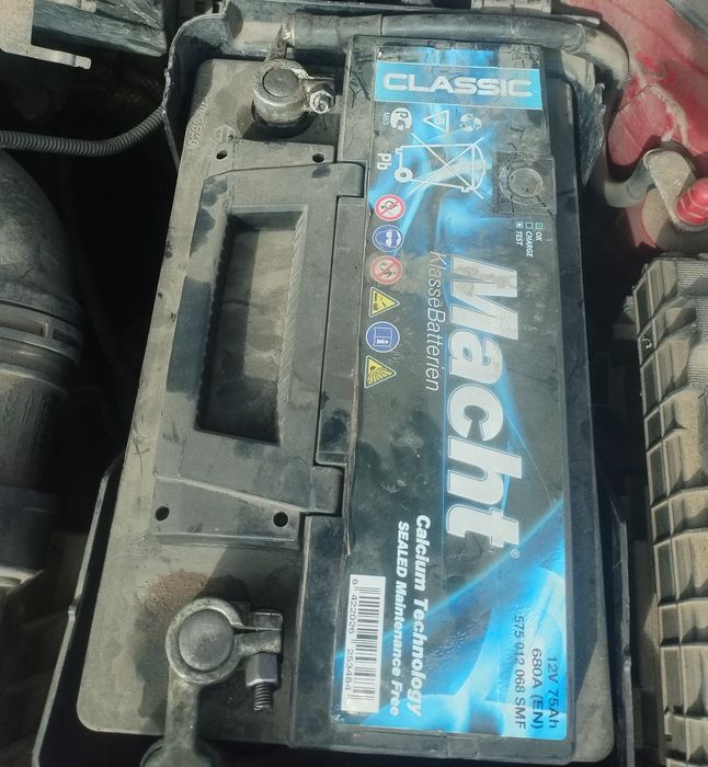 Baterie auto acumulator match 75 ah in stare perfecta cu garantie