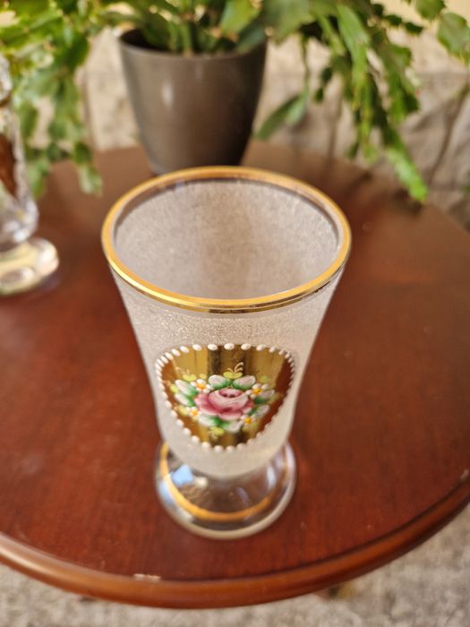 Страхотен лот антикварни чаши Бохемия Bochemia