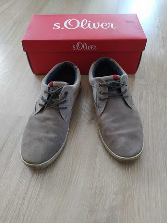 Мъжки обувки от велур и естествена кожа S. Oliver (43)