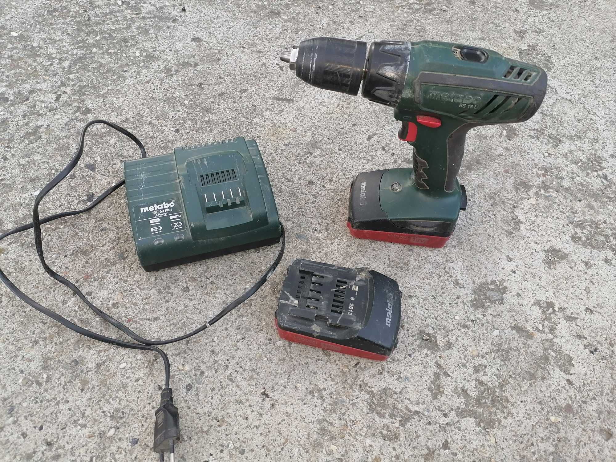 Filetanta Metabo 18V cu 2 baterii si incarcator Oferta