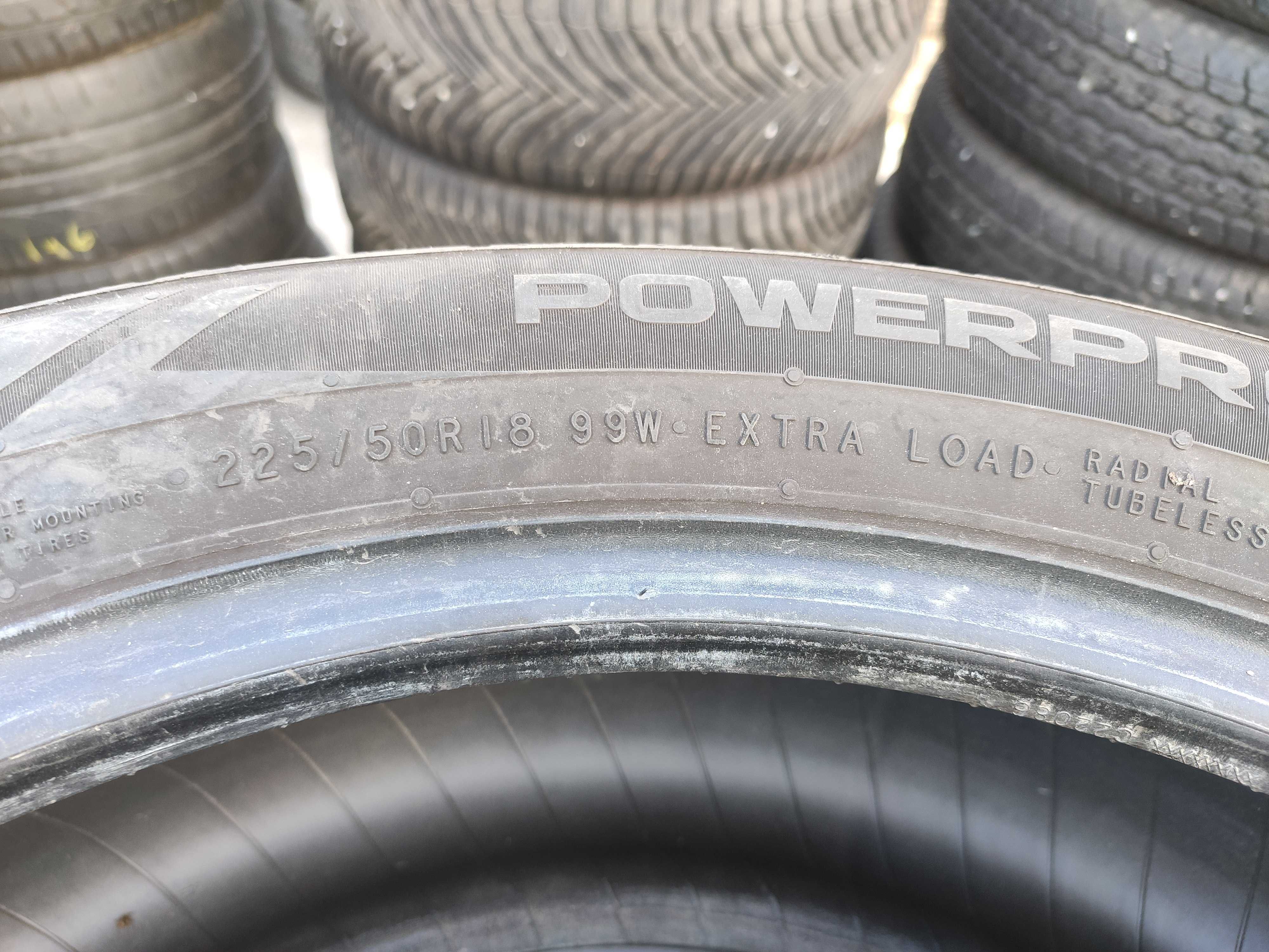 2бр Летни Гуми 225 50 18 - Nokian - DOT 2022