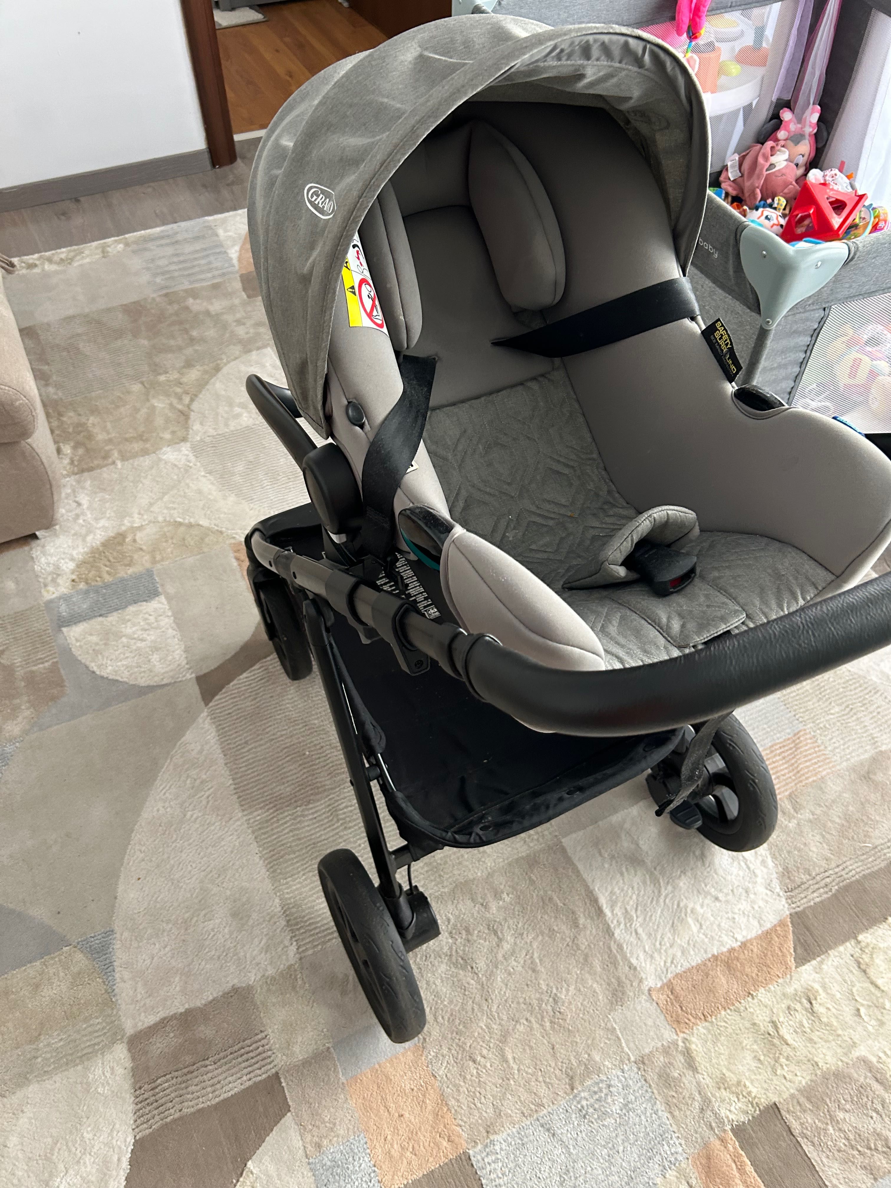 Carucior Graco Near2Me, 3in1: parte sport, landou si scoica