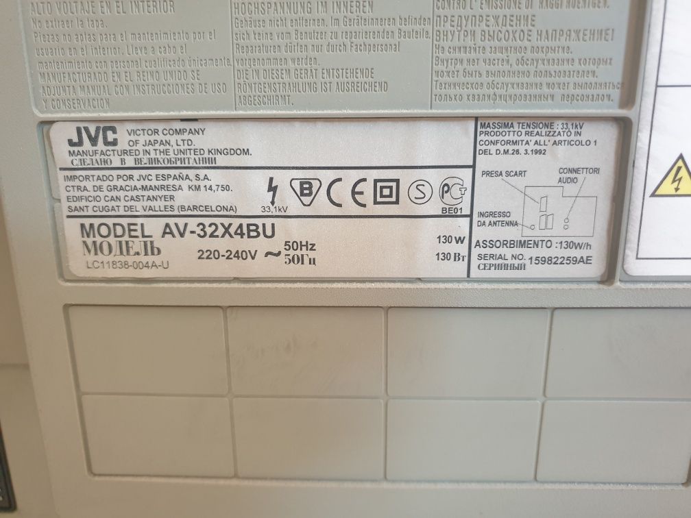 Телевизор JVC стар