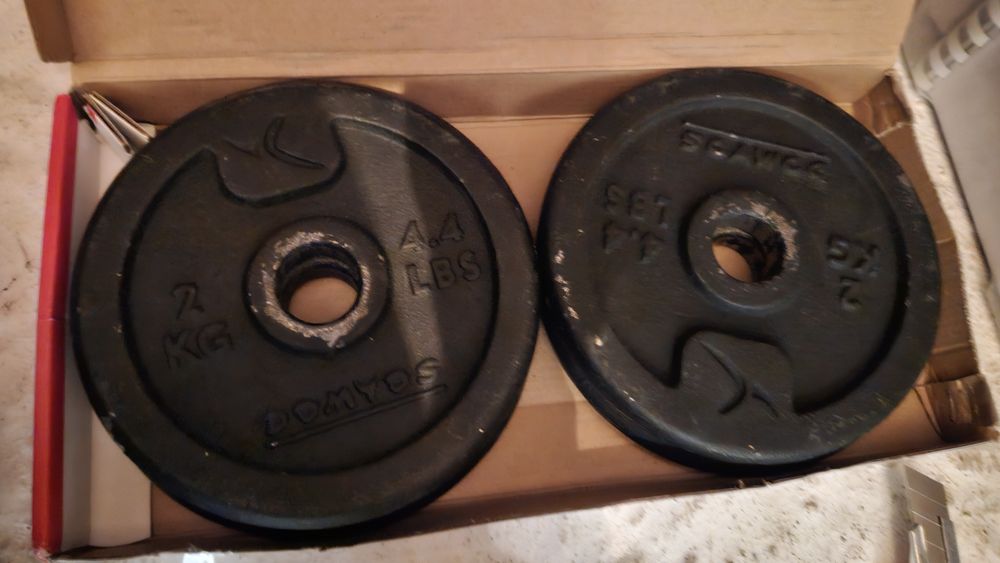 Set Gantere Decathlon 20kg plus greutati