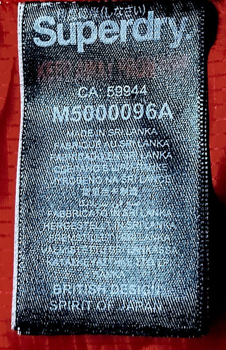 Geacă army Super dry Rookie.