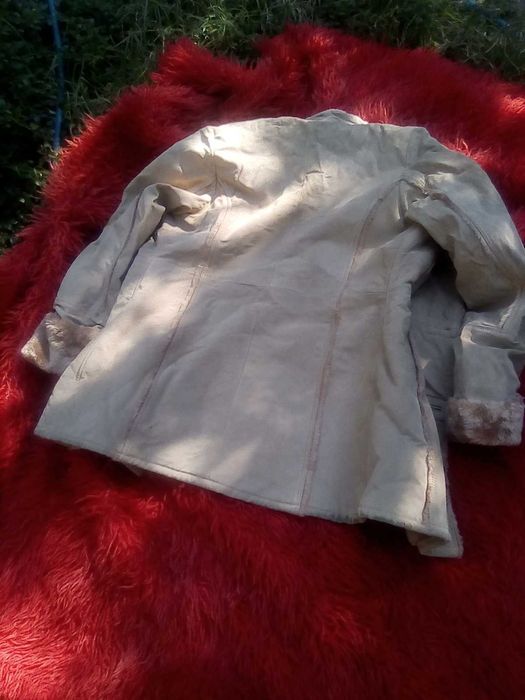 Дамско кожено палто