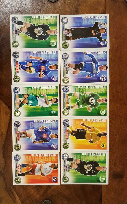 Колекционерски карти с футболисти Topps. Bundesliga 2008-2009 – 30 бр.