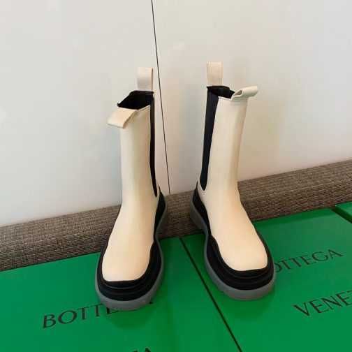 Bottega Veneta Pantofi pentru femei Cizme scurte botine din piele 6351