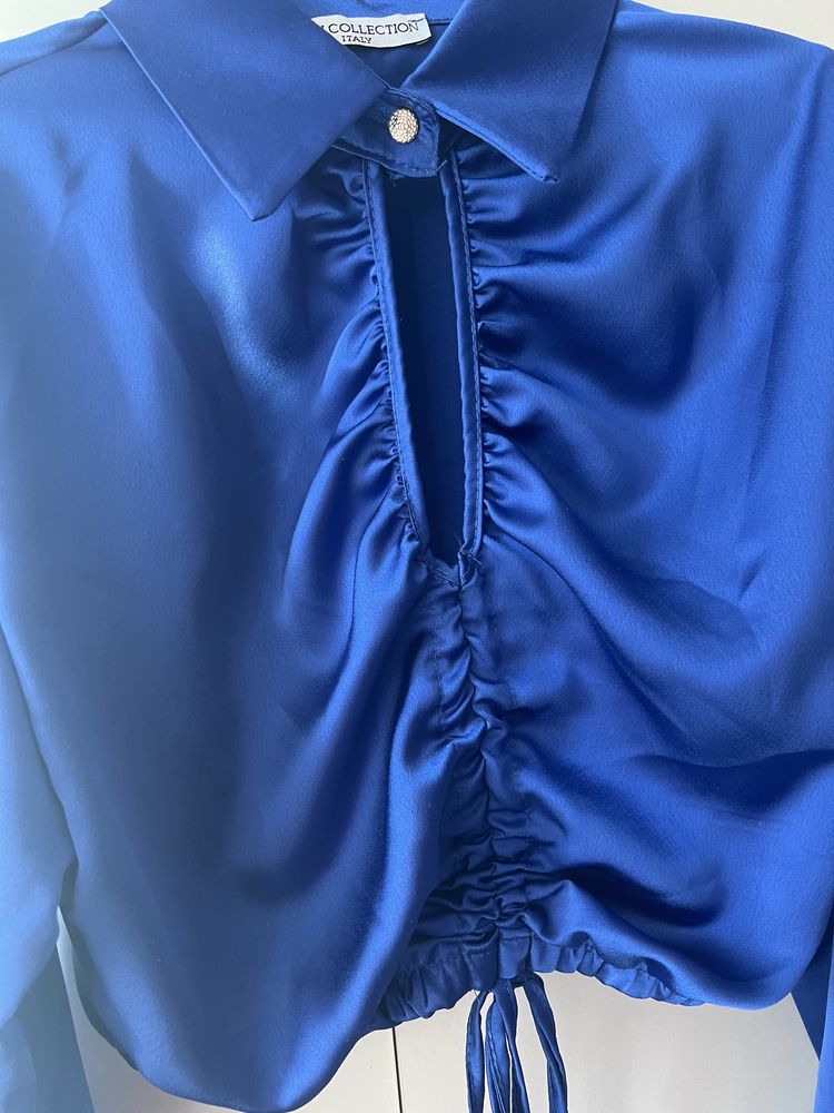 Дамска сатенена блуза