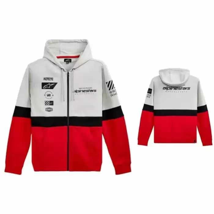 Мото суичър ALPINESTARS POSITION ZIP black/red/silver,оригинални!